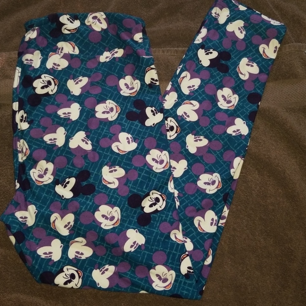 Disney LulaRoe Mickey Mouse TC Leggings